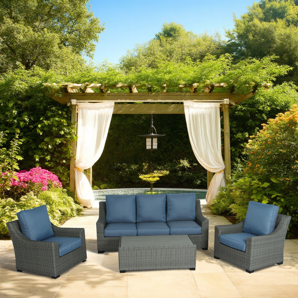 Lakton Outdoor Swivel Lounge Chair