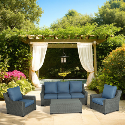 Lakton Outdoor Swivel Lounge Chair