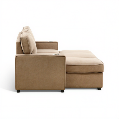 Finn 2-Piece Sofa Chaise with Pullout