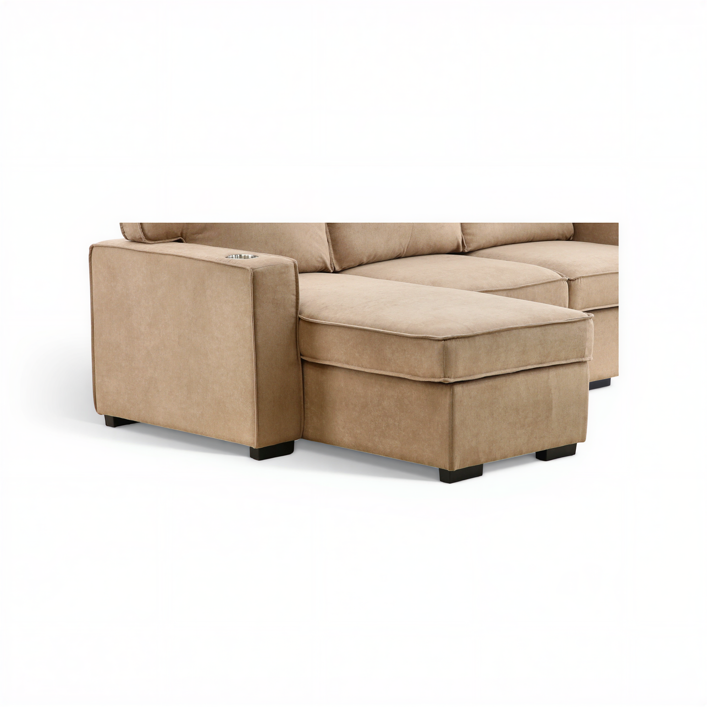 Finn 2-Piece Sofa Chaise with Pullout