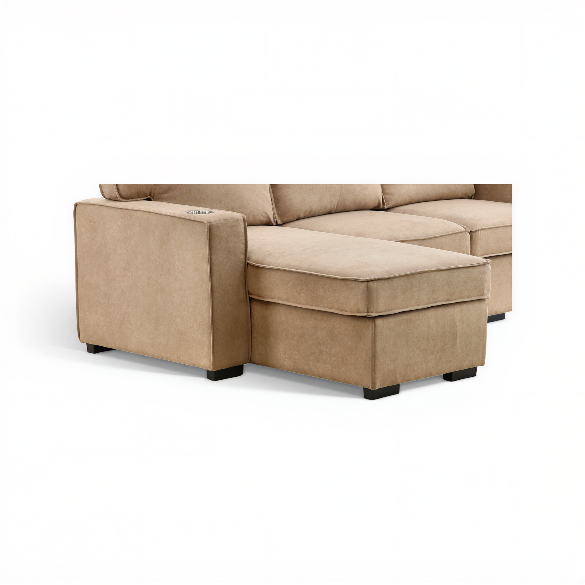 Finn 2-Piece Sofa Chaise with Pullout
