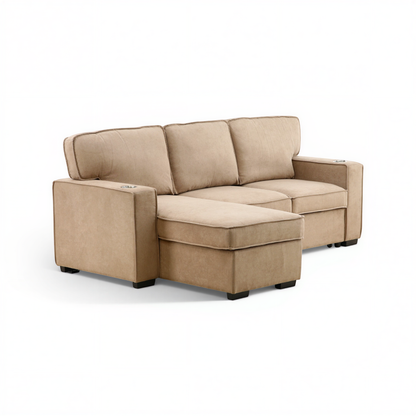 Finn 2-Piece Sofa Chaise with Pullout