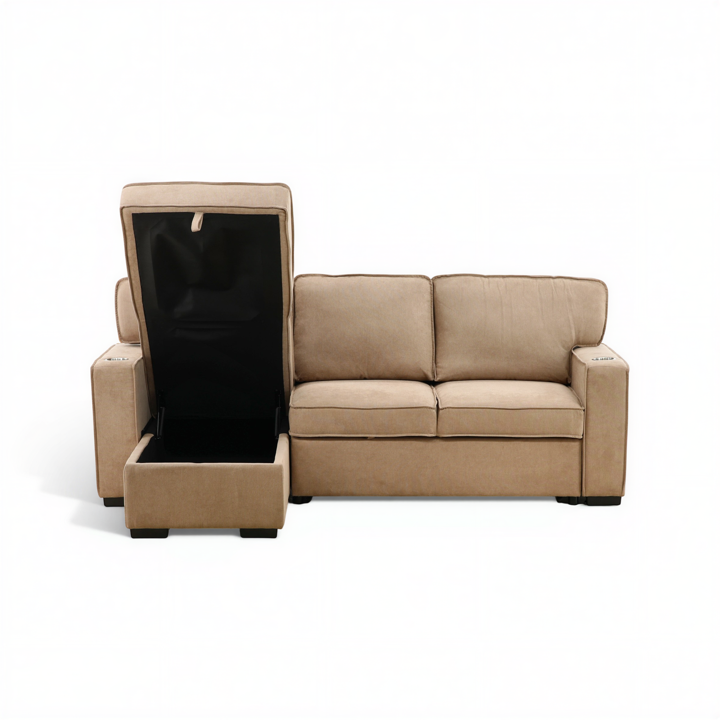 Finn 2-Piece Sofa Chaise with Pullout