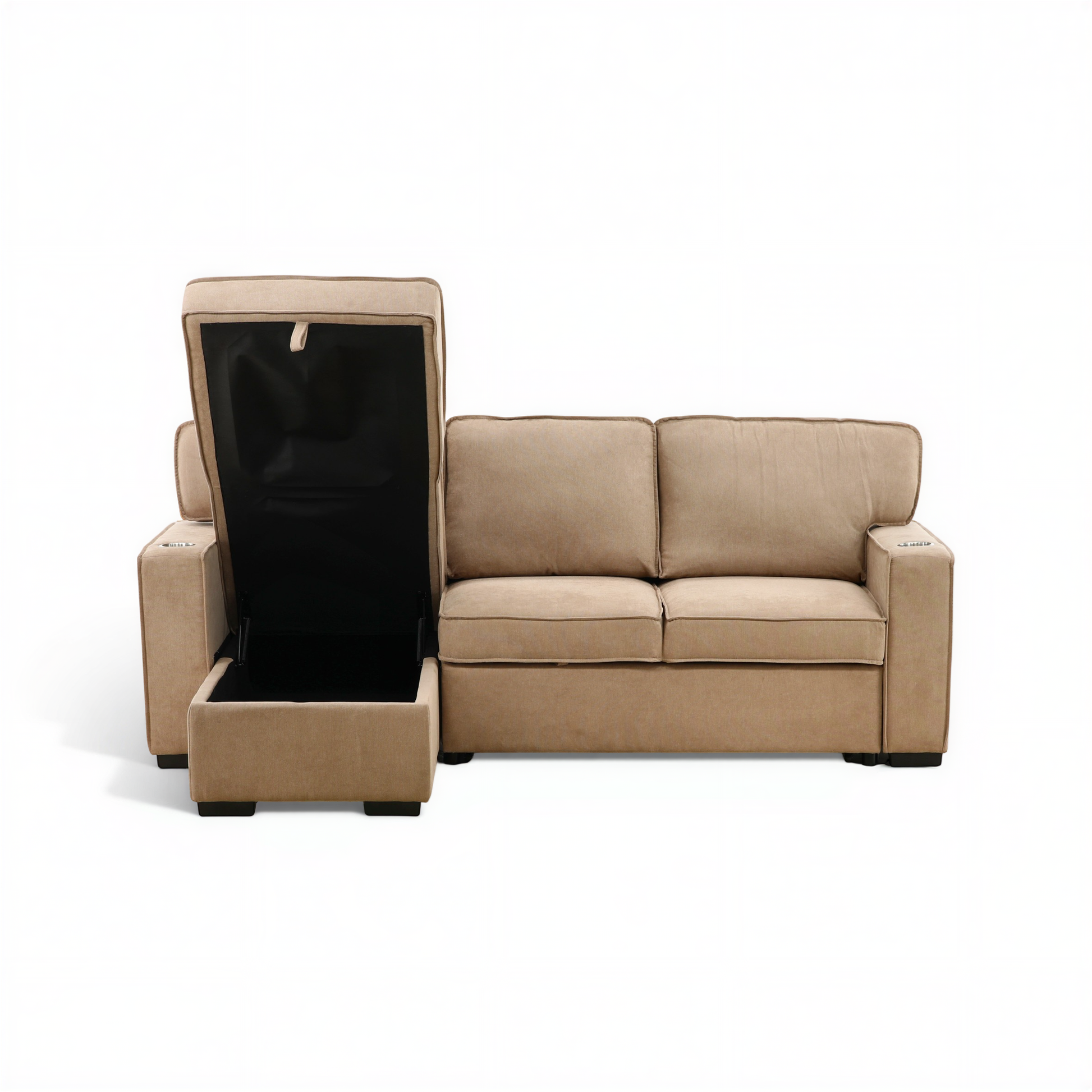 Finn 2-Piece Sofa Chaise with Pullout