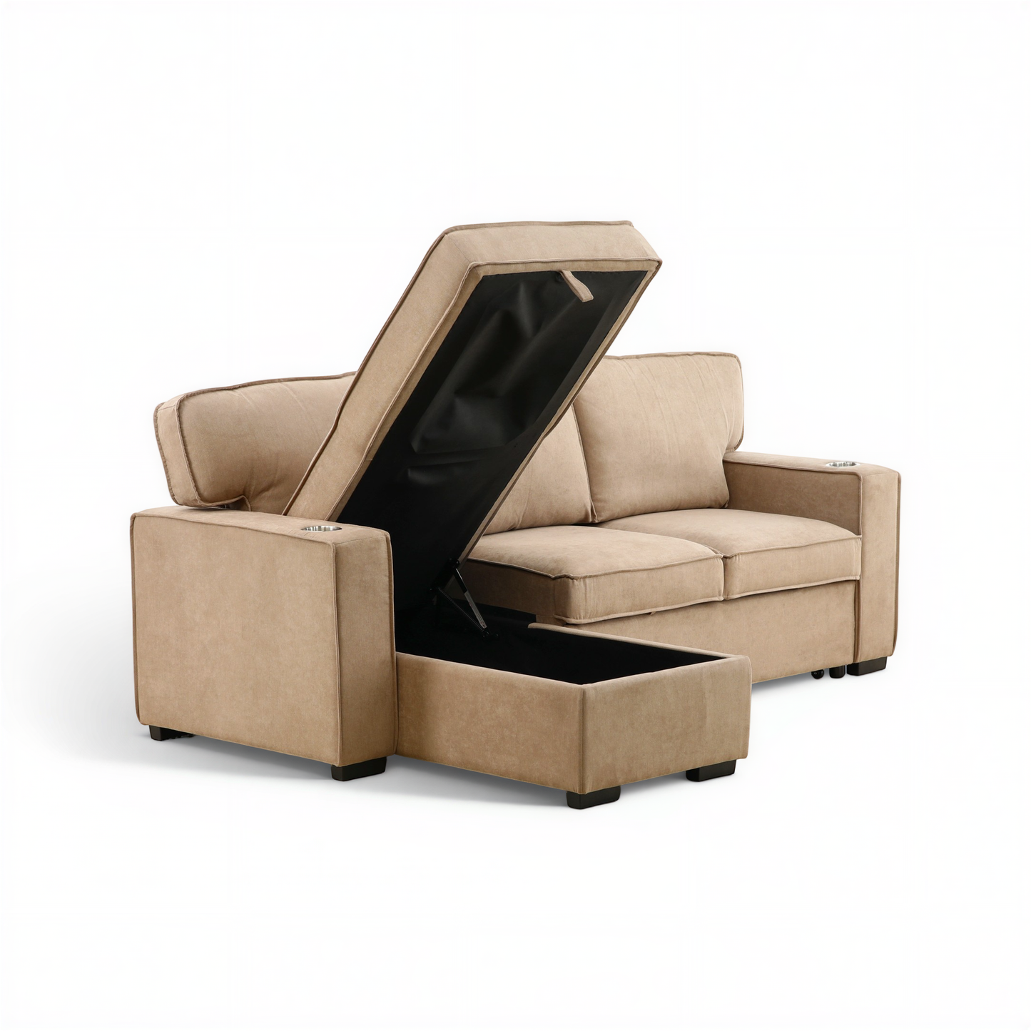 Finn 2-Piece Sofa Chaise with Pullout