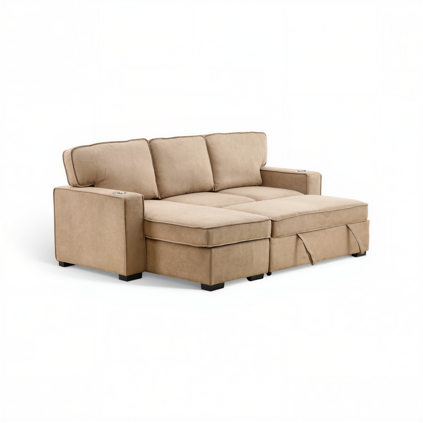 Finn 2-Piece Sofa Chaise with Pullout