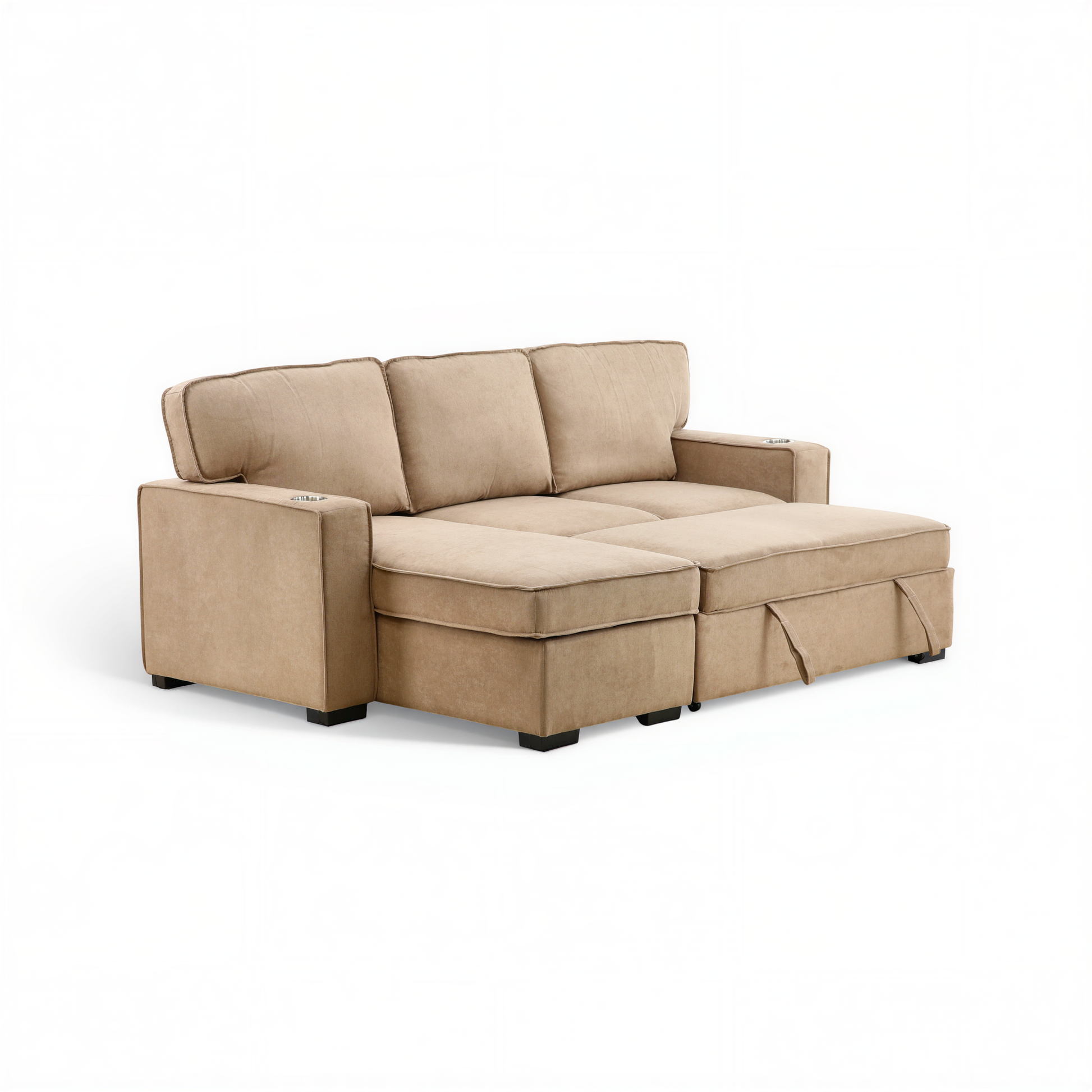 Finn 2-Piece Sofa Chaise with Pullout