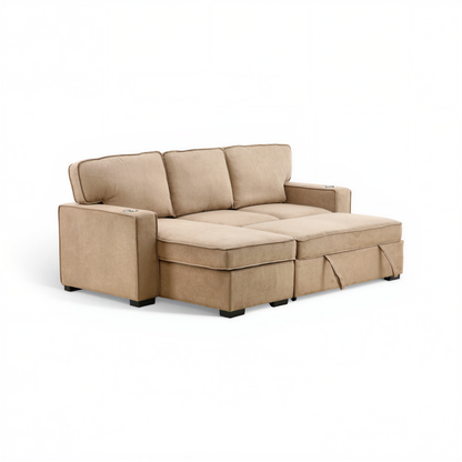 Finn 2-Piece Sofa Chaise with Pullout