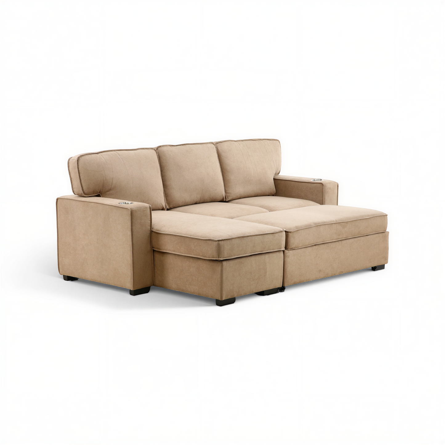 Finn 2-Piece Sofa Chaise with Pullout