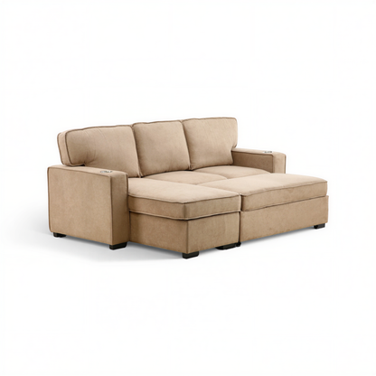 Finn 2-Piece Sofa Chaise with Pullout