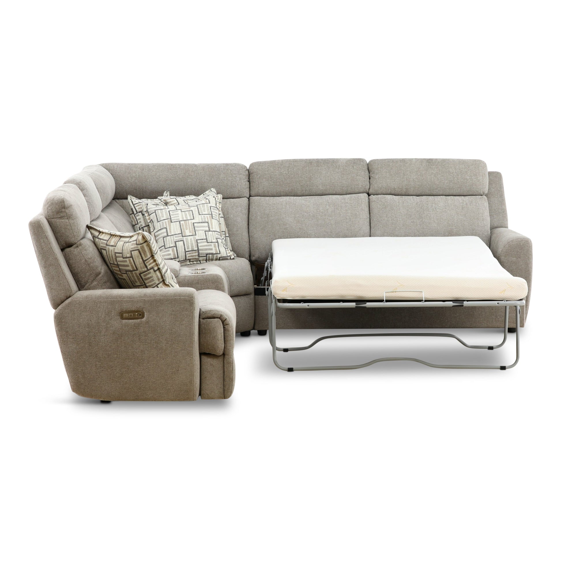 Regie 3-Piece Power Reclining Sleeper Sectional