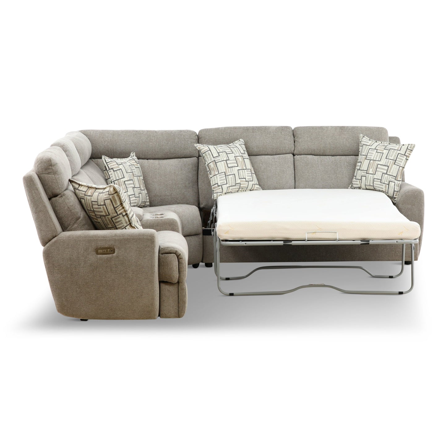 Regie 3-Piece Power Reclining Sleeper Sectional