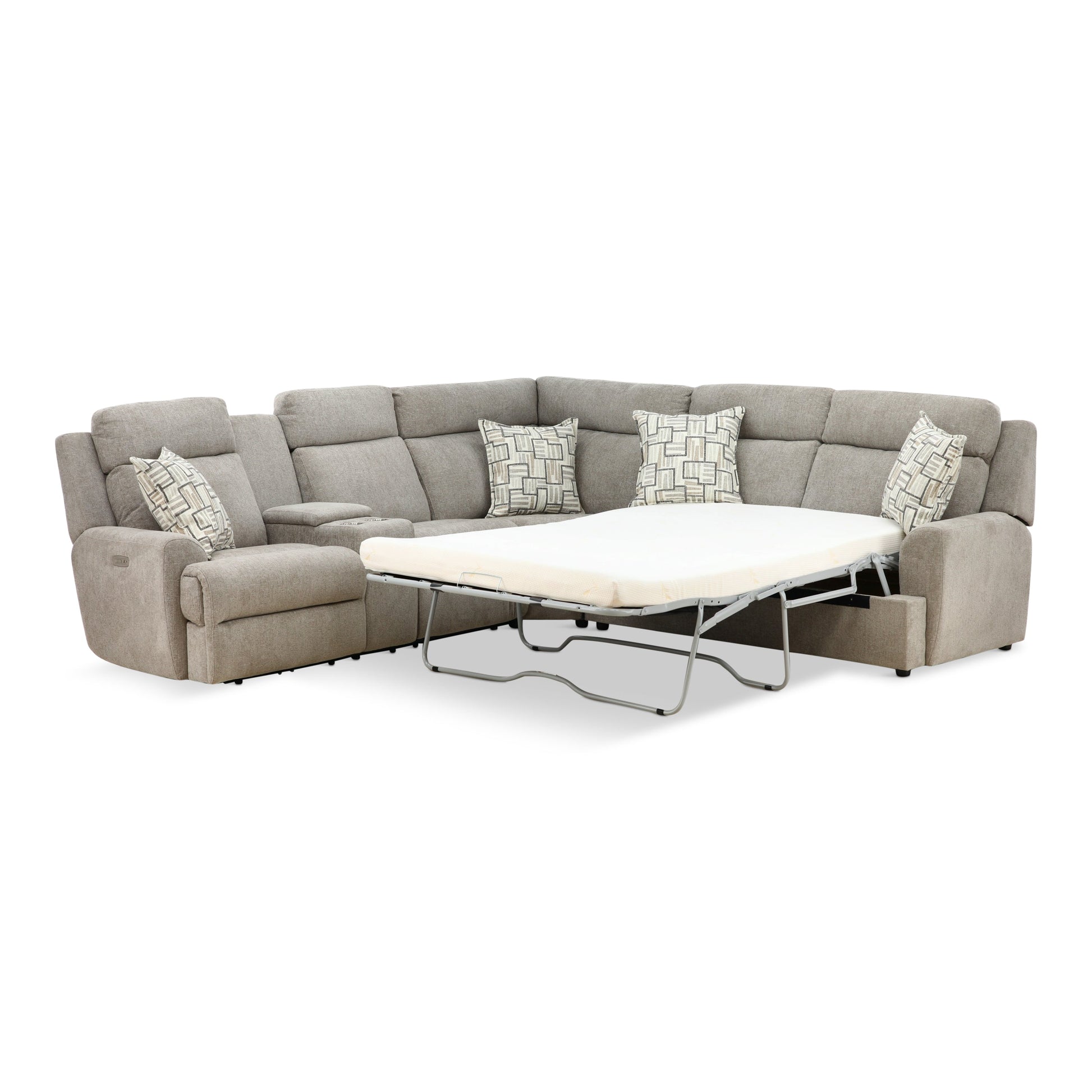 Regie 3-Piece Power Reclining Sleeper Sectional