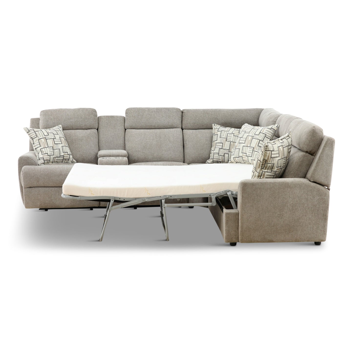 Regie 3-Piece Power Reclining Sleeper Sectional