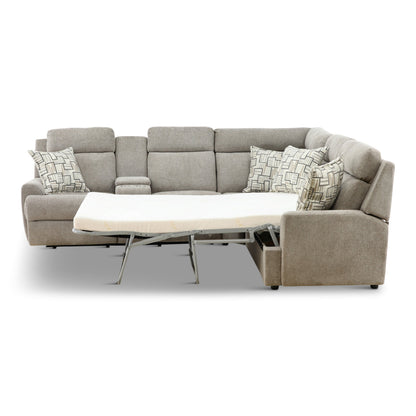 Regie 3-Piece Power Reclining Sleeper Sectional
