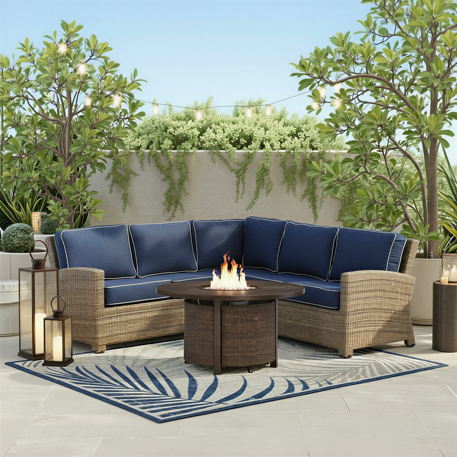 Cabo 3-Piece Outdoor Sectional