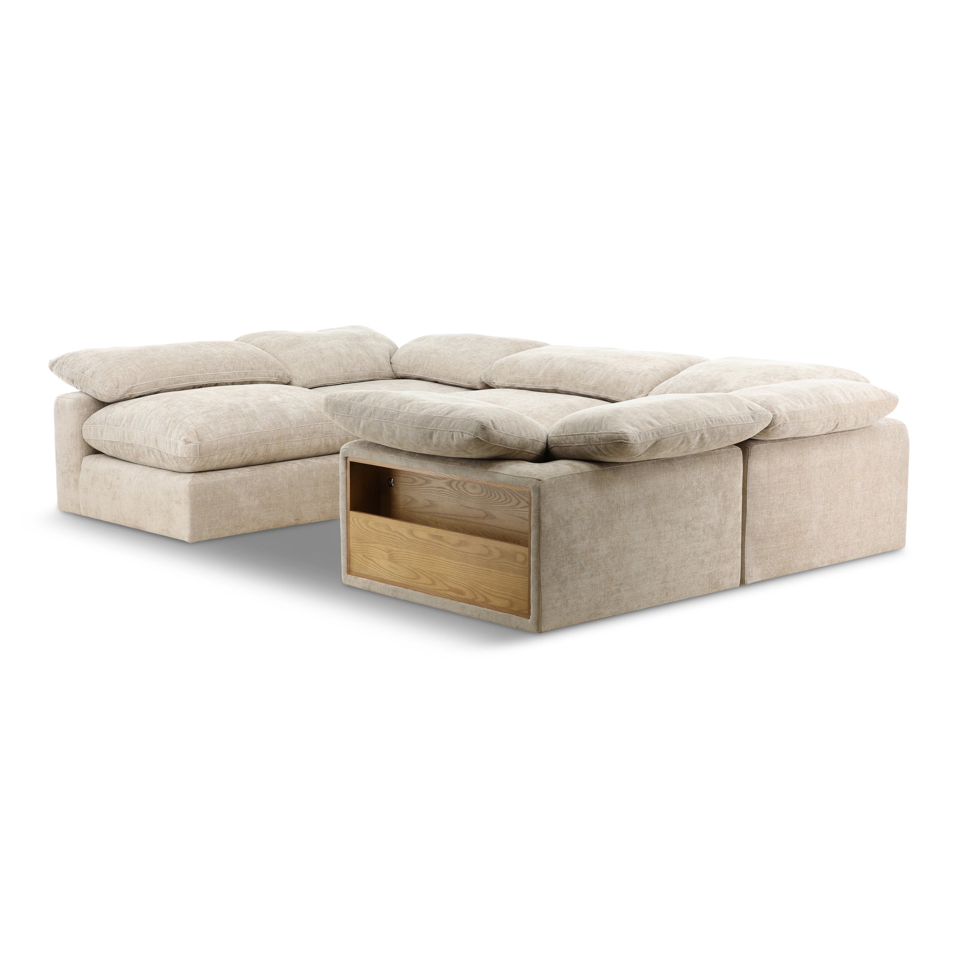 Lela 5-Piece Sectional with Storage