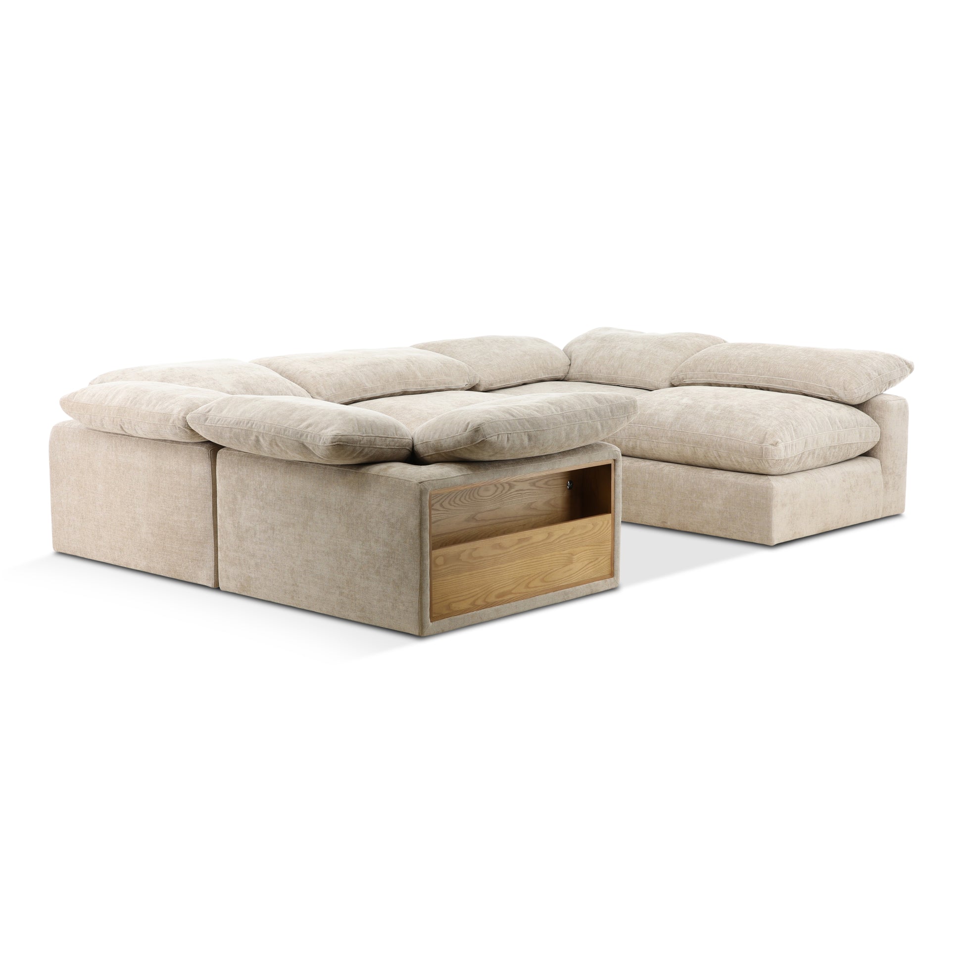 Lela 5-Piece Sectional with Storage