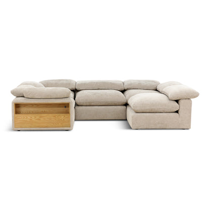 Lela 5-Piece Sectional with Storage