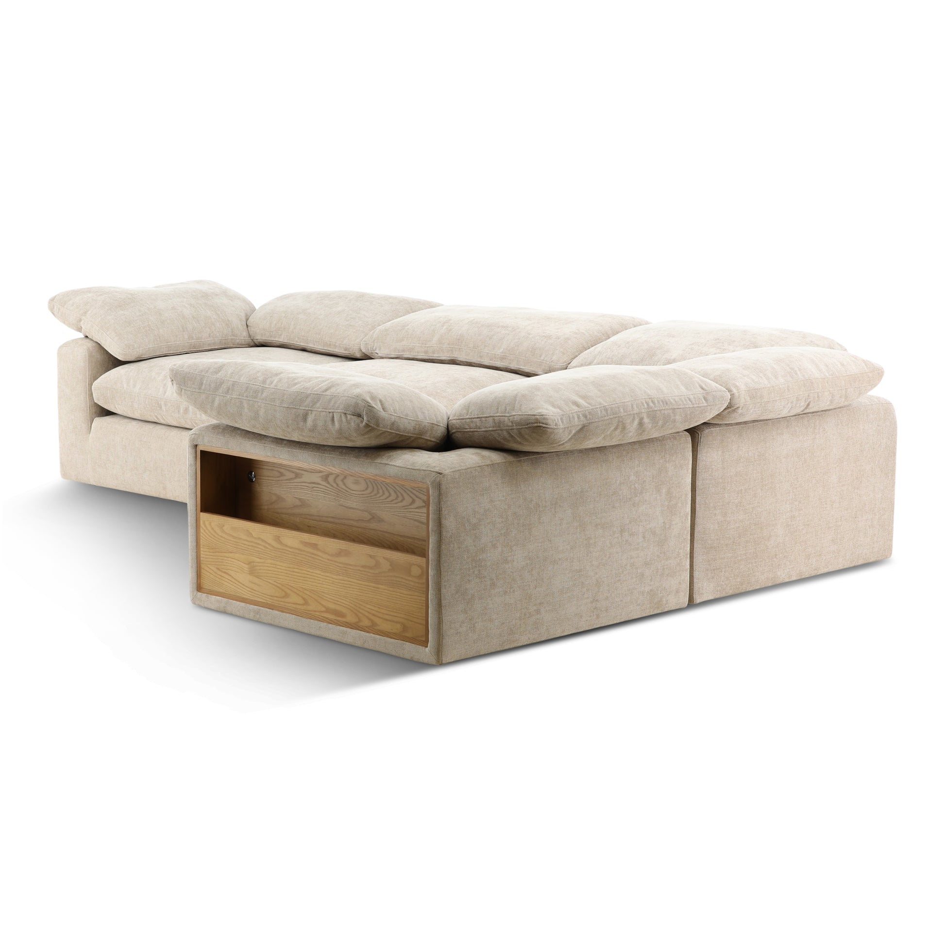 Lela 4-Piece Sectional with Storage