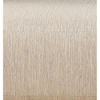 Close-up of beige woven fabric upholstery texture