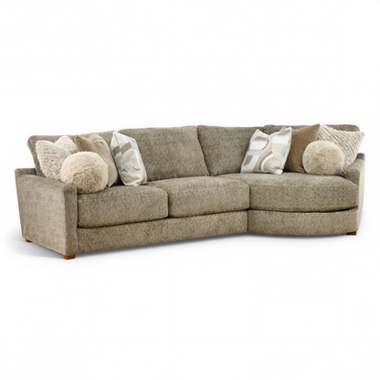 Warner 3-Piece Left-Facing Sofa Sectional