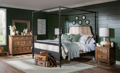 Vintage Market Canopy Bed