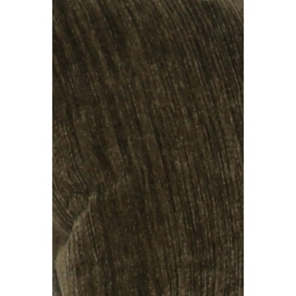 Textured accent pillow fabric close-up in dark brown/charcoal