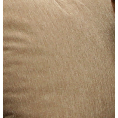 Upholstered sectional fabric close-up, warm beige woven texture