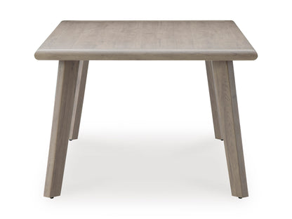 Carisbo Outdoor Dining Table with Umbrella Option