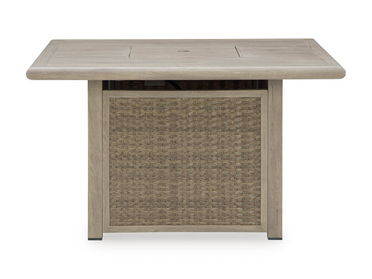 Carisbo Square Fire Pit Table