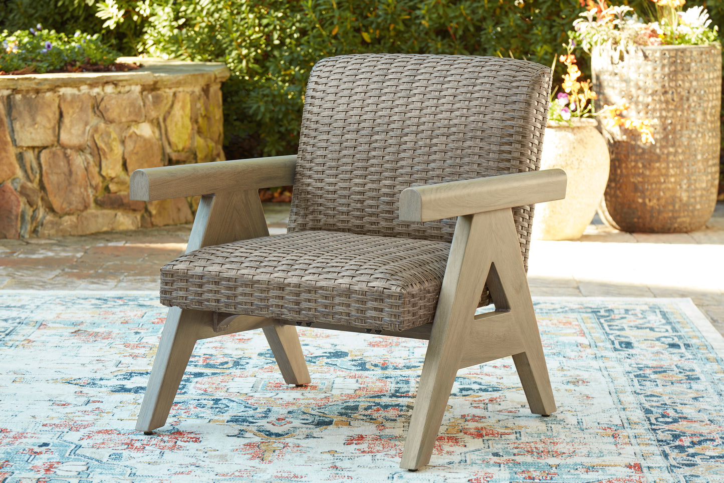 Carisbo Outdoor Rocking Lounge Chair