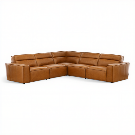 Somerset 5-Piece Leather Sectional