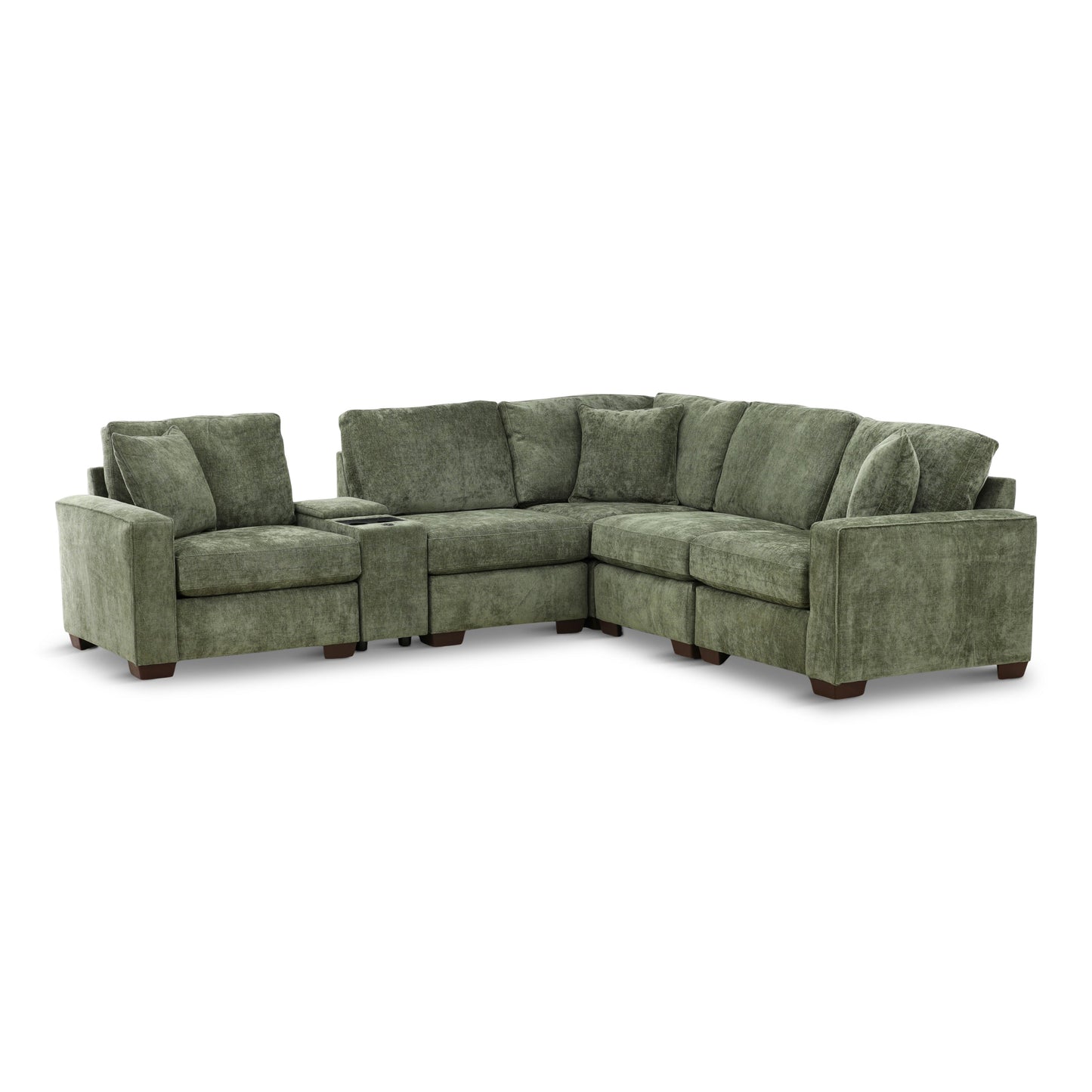 Carrie 6-Piece Sectional Green