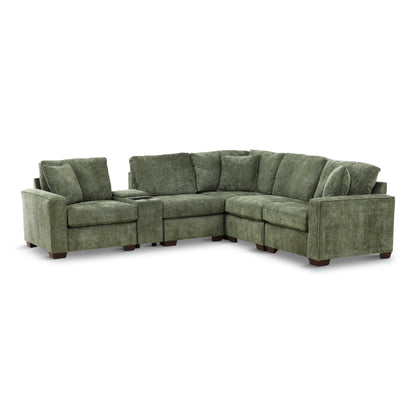 Carrie 6-Piece Sectional Green