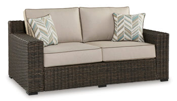 Coastline Outdoor Loveseat with Cushion