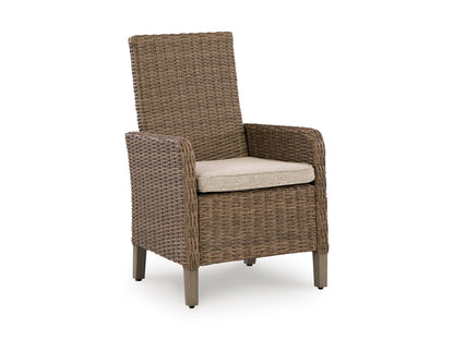 Revare Beach Arm Chair With Cushion (Set of 2)