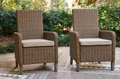 Revare Beach Arm Chair With Cushion (Set of 2)