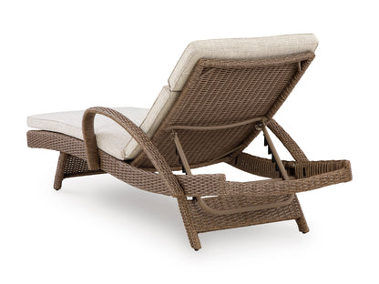 Revare Beach Chaise Lounge with Cushion