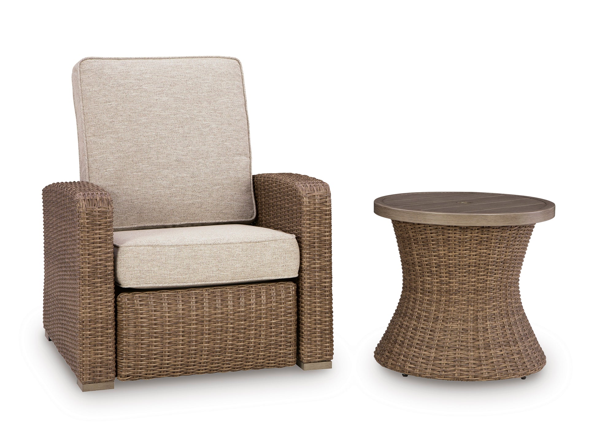 Revare Beach Round End Table