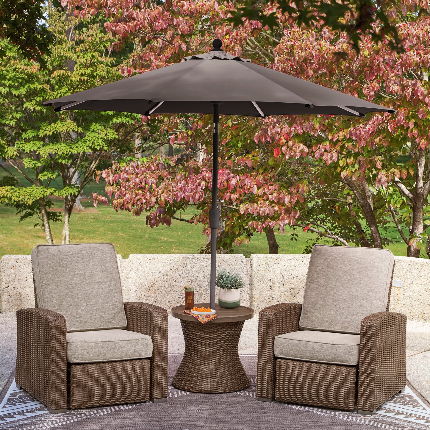 Revare Beach Round End Table