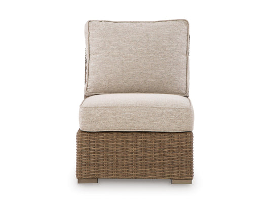 Ashley Revare Beach Outdoor Patio Armless Chair w/Cushion