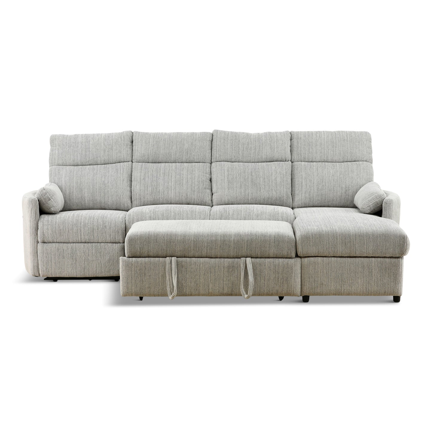 Chamberlain 3-Piece Power Reclining Sectional with Pullout Bed