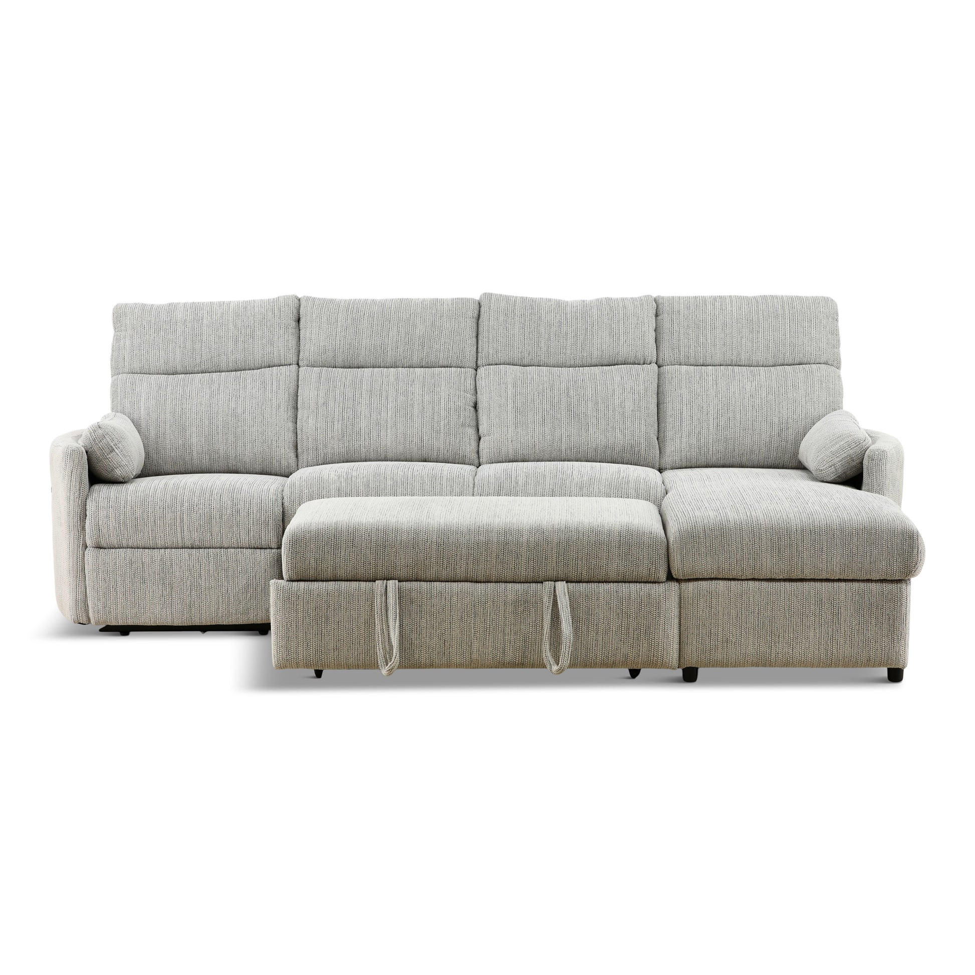 Chamberlain 3-Piece Power Reclining Sectional with Pullout Bed