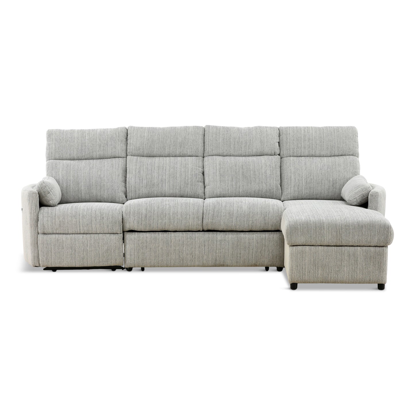 Chamberlain 3-Piece Power Reclining Sectional with Pullout Bed