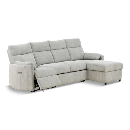 Chamberlain 3-Piece Power Reclining Sectional with Pullout Bed