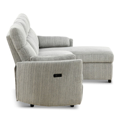 Chamberlain 3-Piece Power Reclining Sectional with Pullout Bed