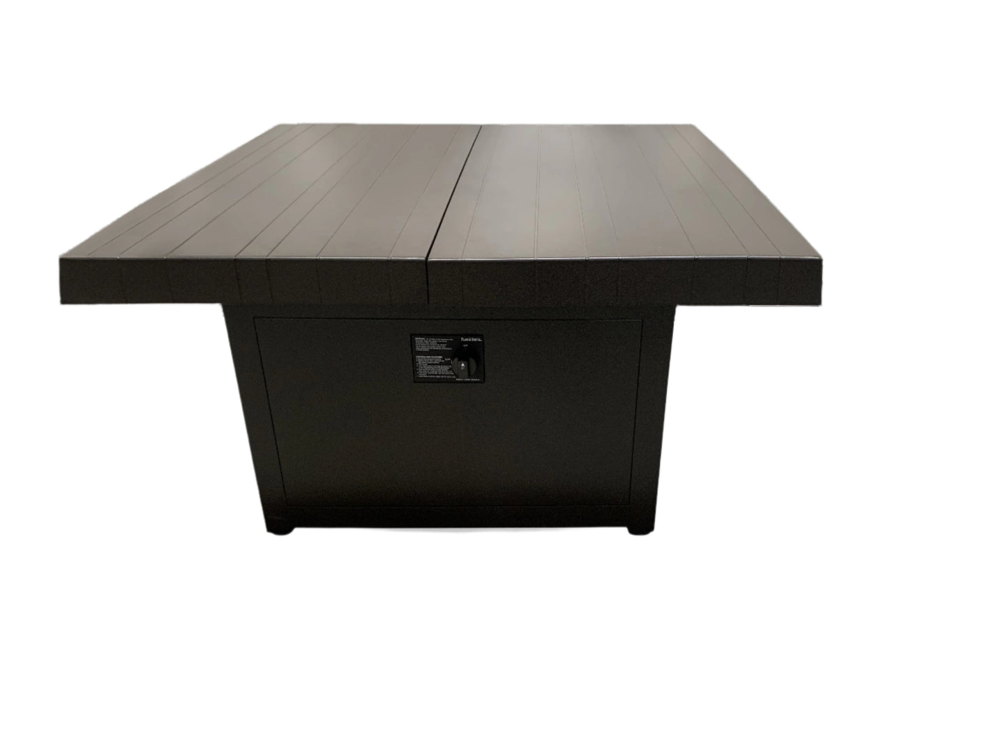 Holt 42" Square Outdoor Patio Firepit Table