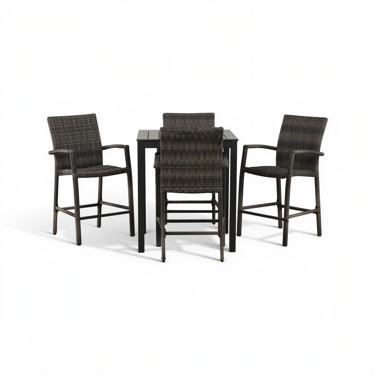 Chalfonte 5-Piece Outdoor Counter Patio Dining Set