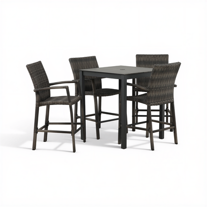 Chalfonte 5-Piece Outdoor Counter Patio Dining Set
